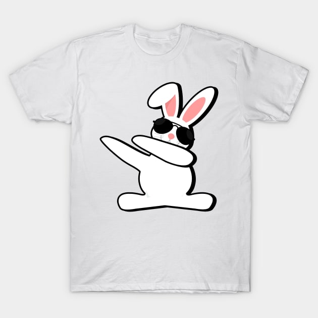 Bunny Hiphop Dabbing Dance - Funny Easter Day Gift T-Shirt by wonderws